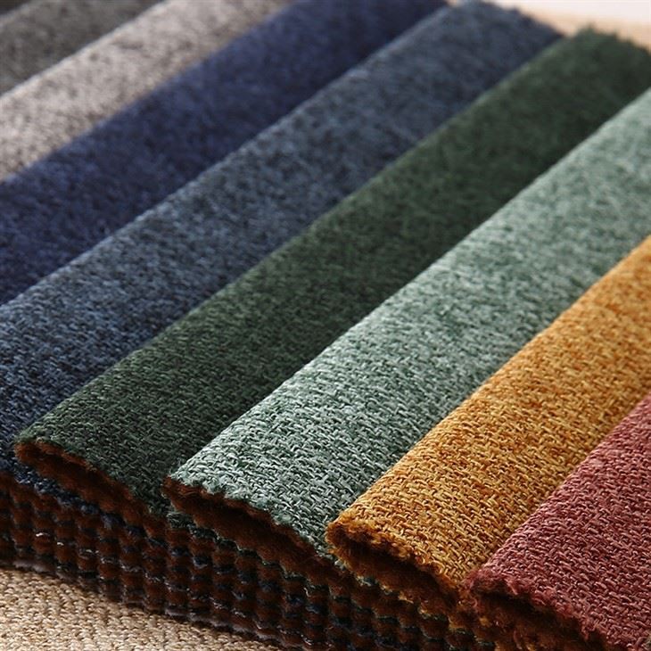 Melange Washed Linen Fabric factory